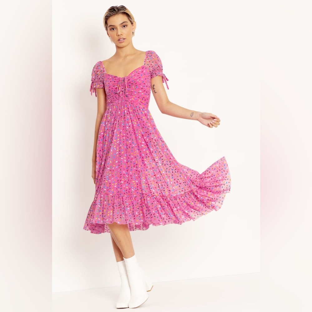 💥NWT Blackmilk Sprinkles Shiny Tea Party Dress ~ LIMITED Size XS